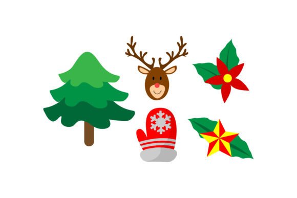 Christmas Accessories Illustrations for Seasonal Content