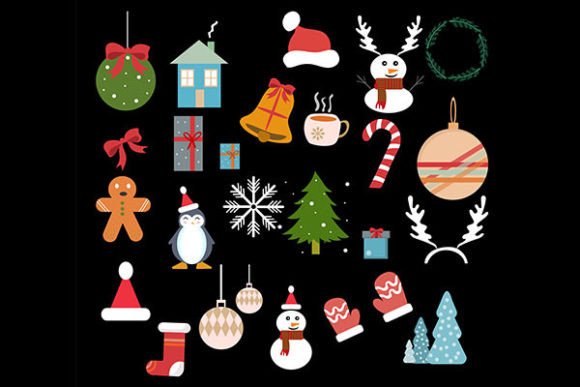 Christmas Clipart Elements Collection Review for Digital Sellers