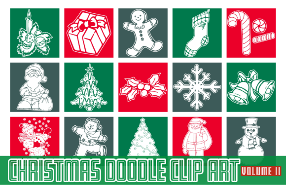 Christmas Doodle Clip Art Volume II Review for Illustrations