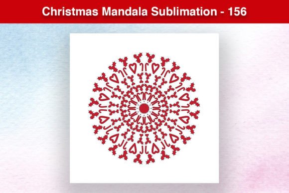 Christmas Mandala Sublimation - 156