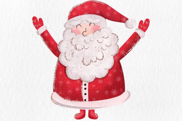 Christmas Santa Png Clipart for Branding and Marketing