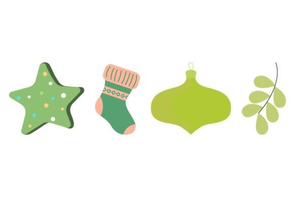 Christmas Start Design Illustrations for Seasonal Projects