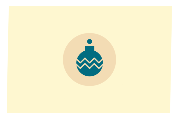 Christmas Tree Toy Icon Illustrations