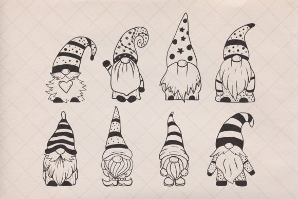 Genome Christmas Holiday 8 Design Illustrations