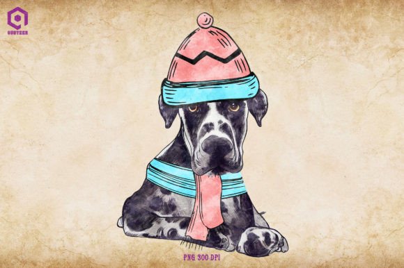 Great Dane Cozy Christmas Review: A Premium Illustrations Asset for Sellers