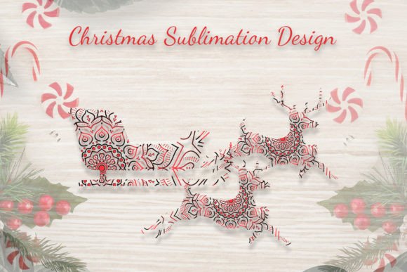 Merry Christmas Sublimation Design - 3 for Website and Editorial Use