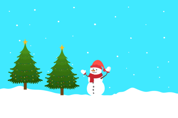 Merry Christmas Tree and Santa Illustration Review