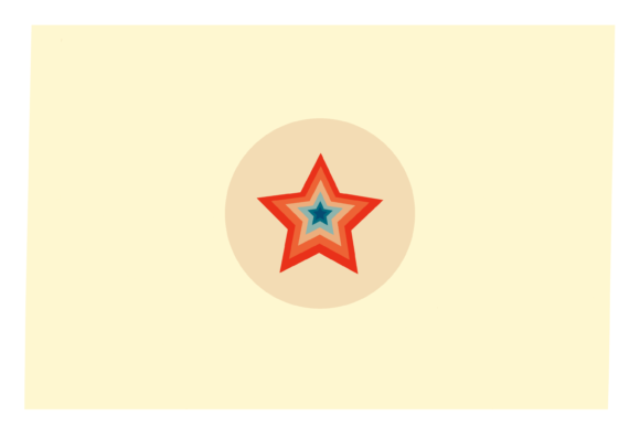 Red Christmas Star Icon Illustrations